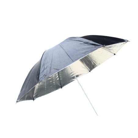 Delamax parasol studyjny czarny zewnątrz - srebrny wewnątrz 84cm