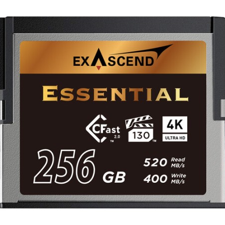 Karta pamięci ExAscend Essential CFast 2.0 256 GB R-550MB/s W-530MB/s