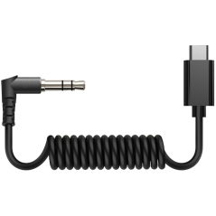 Hollyland kabel spiralny 3,5 mm TRS do Type-C (DSP) pasujący do Lark M1 i LARK 150