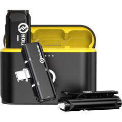 Hollyland Lark C1 Duo bezprzewodowy mikrofon Lavalier dla systemu Android