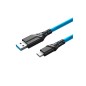 Mathorn MTC-200 kabel fotograficzny 2m 10Gbps PD60W USB A-C ArcticBlue