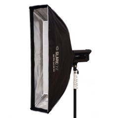 GlareOne Softbox 25×100 PRO zestaw z gridem