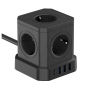 Kostka zasilająca Newell GaN Power Cube 9w1 czarna Kostka zasilająca Newell GaN Power Cube 9w1 czarna