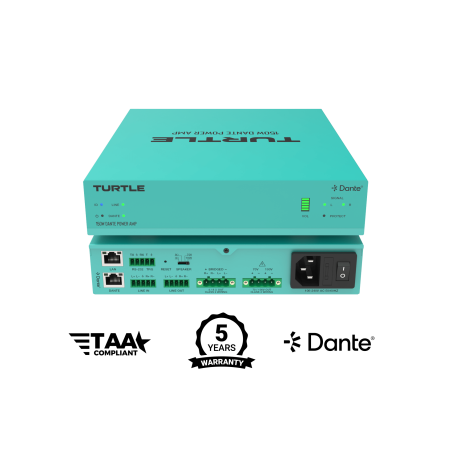 Turtle AV Dante Power Amp 150