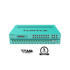 Turtle AV ściana wideo 4K60 4:4:4 8x8, matryca i Multi-Viewer z zaprogramowanymi układami. 8 wejść HDMI 2.0