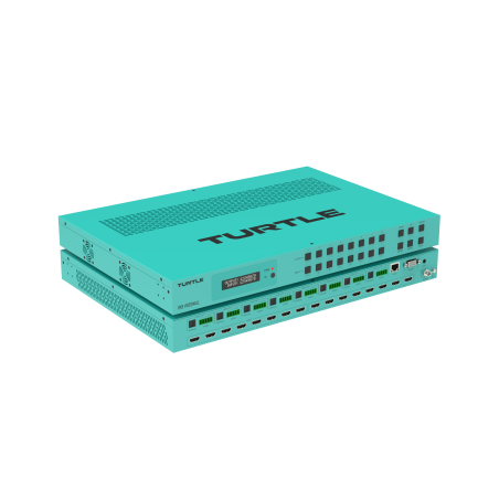 Turtle AV ściana wideo 4K60 4:4:4 4x4, matryca i Multi-Viewer z zaprogramowanymi układami. 4 wejść HDMI 2.0