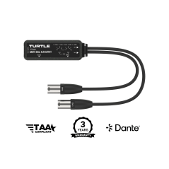 Turtle AV Dante Dual XLR Output Adapter