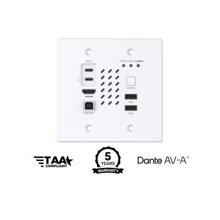 Turtle AV Chazy 4K Wall Plate Tx