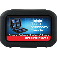 Delkin odporne na warunki atmosferyczne etui na 8 kart SD