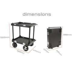 Filmcart wózek asystencki Smartone Mini Plus Upgraded z systemem regulacji wysokości