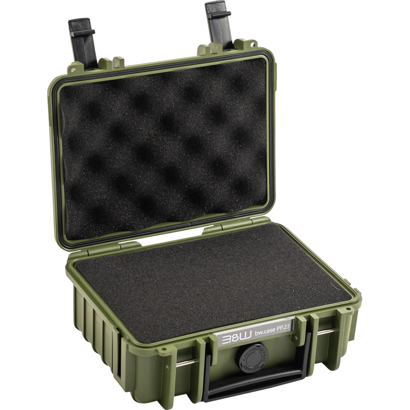 BW Outdoor Cases Type 500 mała walizka ochronna IP67 zielona