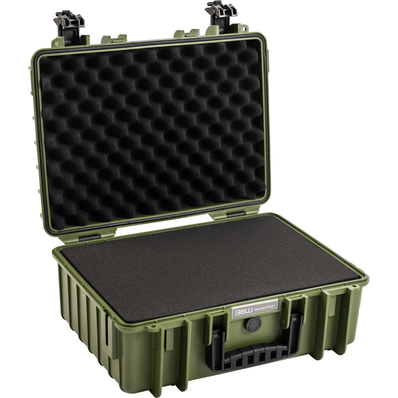 BW Outdoor Cases Type 5000 walizka ochronna IP67 zielona