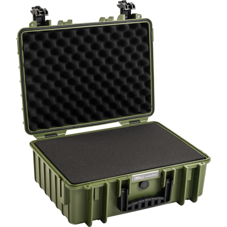BW Outdoor Cases Type 5000 walizka ochronna IP67 zielona
