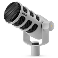 Rode PodMic White mikrofon dynamiczny do podcastów