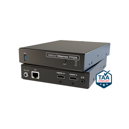 Matrox Maevex 7112A Single-Channel 4K Encoder