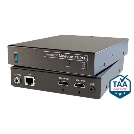 Matrox Maevex 7112H Single-Channel 4K Encoder