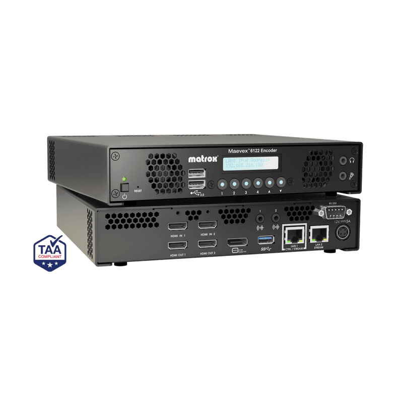 Matrox Maevex 6122 Dual 4Kp60 Encoder