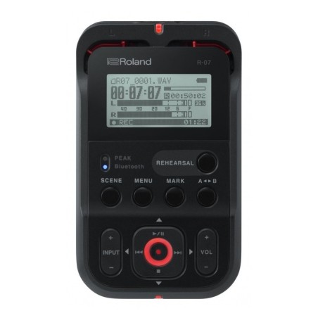 Roland R-07 (bk) - przenośny rejestrator cyfrowy (czarny)