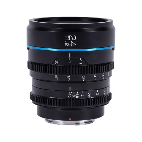 SIRUI Nightwalker 24mm T1.2 S35 Manual Focus Cine Lens (L Mount, Black)