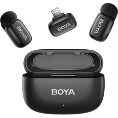 Boya Mini-15 Ultracompact 2.4GHz Wireless Microphone System with Lightning