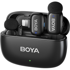 Boya Mini-15 Ultracompact 2.4GHz Wireless Microphone System with Lightning