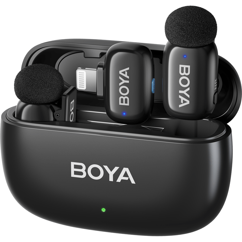 Boya Mini-15 Ultracompact 2.4GHz Wireless Microphone System with Lightning