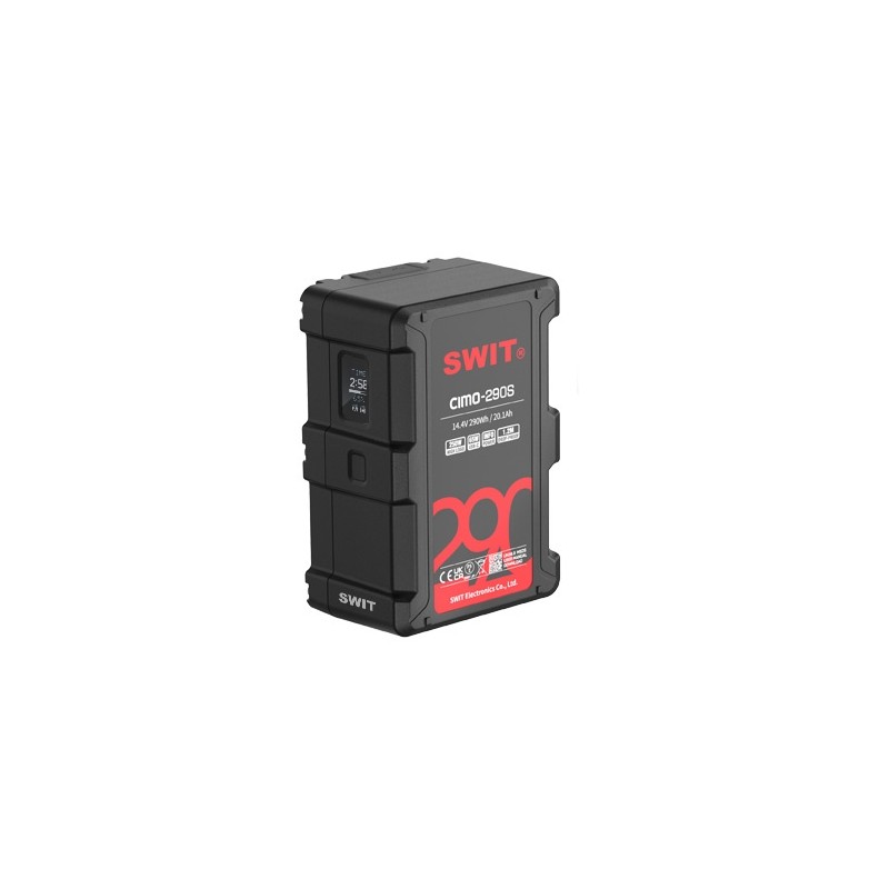 SWIT CIMO-290S 290Wh USB-C OLED V-mount SWIT CIMO-290S 290Wh USB-C OLED V-mount