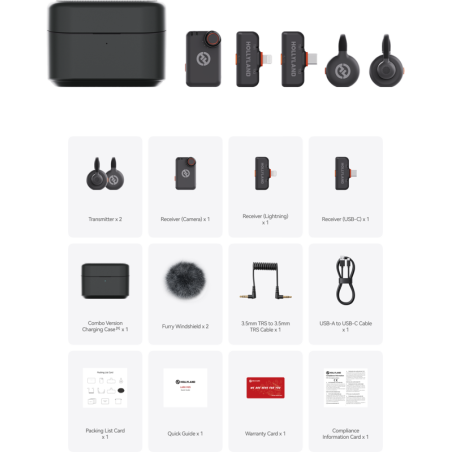 Hollyland Lark M2S Ultimate Combo Wireless Microphone