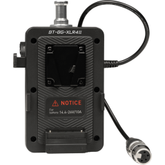 Nanlite V-Mount Battery Grip with 4-Pin XLR Connector