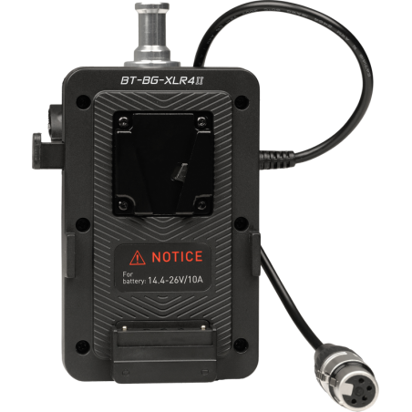 Nanlite V-Mount Battery Grip with 4-Pin XLR Connector