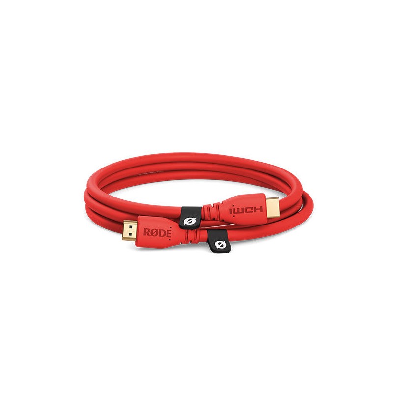 RODE HDMI CABLE 15R kabel 1,5m czerwony RODE HDMI CABLE 15R kabel 1,5m czerwony