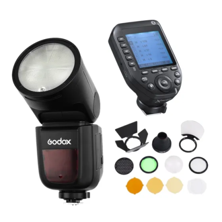 Godox Speedlite V1 Canon X PRO II lampa błyskowa z zestawem akcesoriów