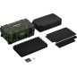 GUTEK Tortoise T-300 walizka na kólkach z wypełnieniem zielona