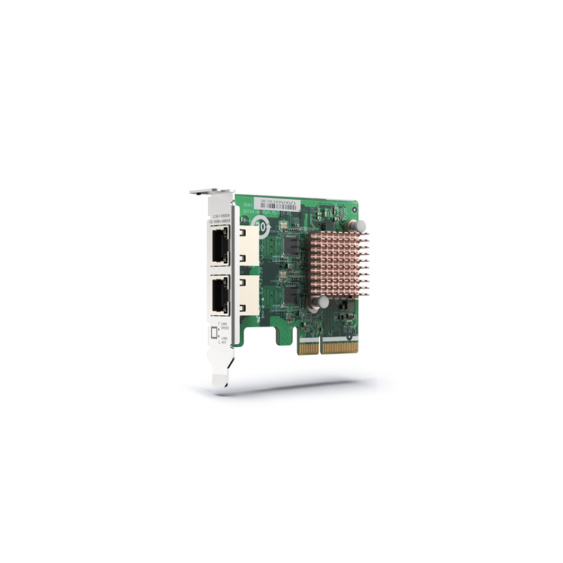 Qnap QXG-2G2T-I225 Dual port 2.5GbE 4-speed karta sieciowa Qnap QXG-2G2T-I225 Dual port 2.5GbE 4-speed karta sieciowa