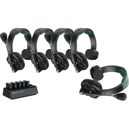 Hollyland Solidcom SE Pro- 5 Person Noise Cancelling Headset Intercom