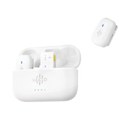 Luucco MiniPods-K2 bezprzewodowe mikrofony krawatowe USB-C białe