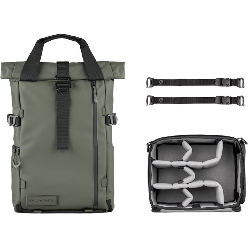 WANDRD PRVKE Photo Bundle 21L plecak fotograficzny zielony