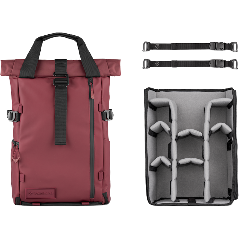 WANDRD PRVKE Photo Bundle 21L plecak fotograficzny czerwony