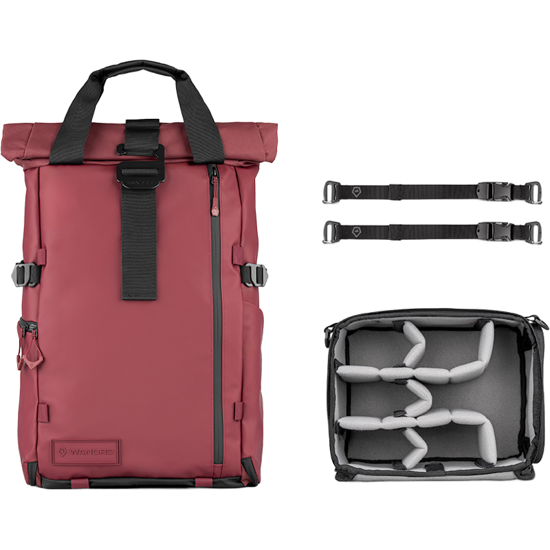 WANDRD PRVKE Photo Bundle 31L plecak fotograficzny czerwony