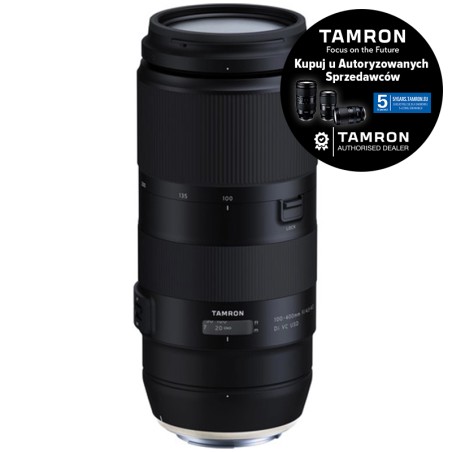 Tamron 100-400mm f/4.5-6.3 Di VC USD Nikon F + 5 lat GWARANCJI GRATIS