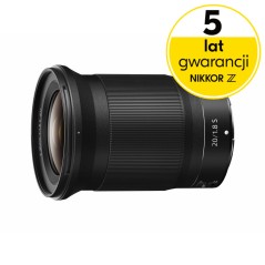 Nikon NIKKOR Z 20mm f/1.8 S - cena zawiera rabat od firmy NIKON