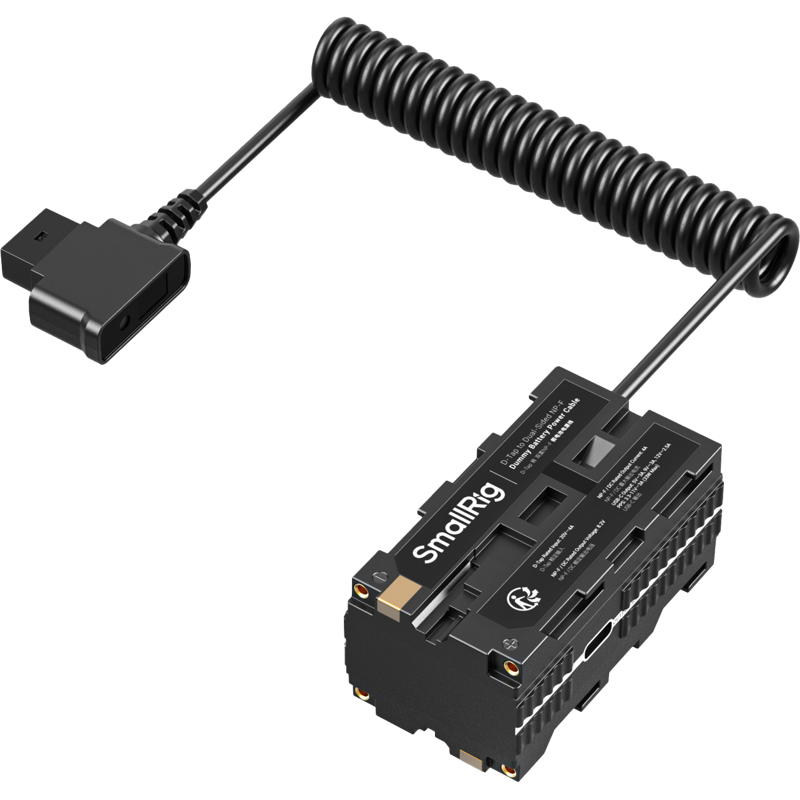 SmallRig 4884 D-Tap do dwustronnego kabla zasilającego NP-F Dummy Battery