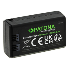 PATONA Premium akumulator do lampy błyskowej Godox VB26 VB26A V850III V1