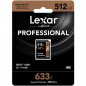 Karta pamięci Lexar 512GB X633 PROFES. SDXC UHS-1 (U3) (CLASS10)