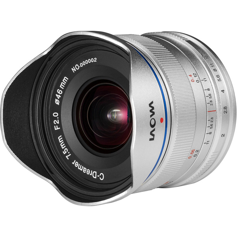 Venus Optics LAOWA C-Dreamer Lightweight 7.5mm f/2.0 / Micro 4/3 - srebrny Venus Optics LAOWA C-Dreamer Lightweight 7.5mm f/2.0 / Micro 4/3 - srebrny