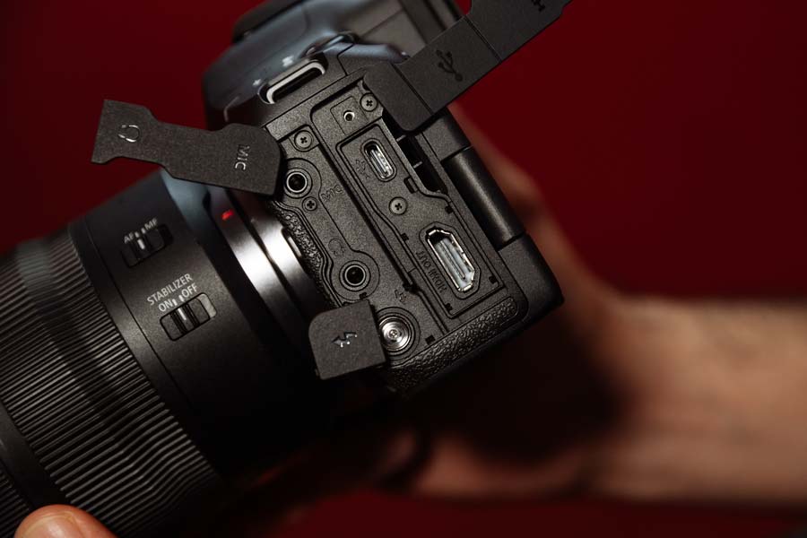 Canon EOS R5 Mark II szybka łączność