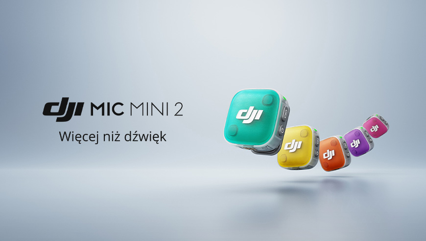 DJI Mic Mini 2 (1 TX + 1 Mobile RX + etui ładujące)
