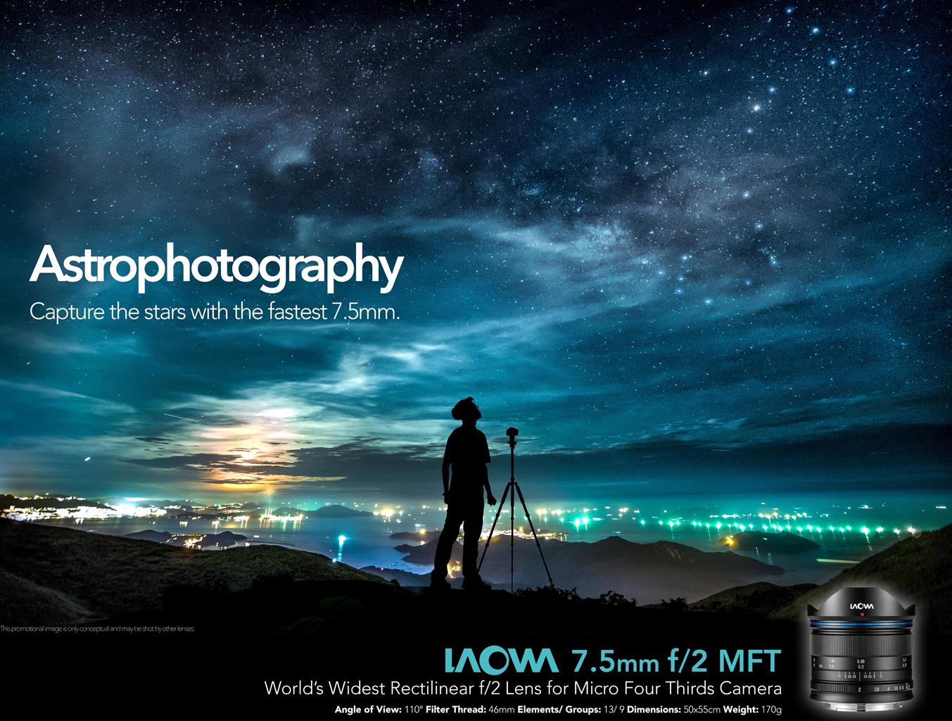 Laowa 7,5 mm f / 2 MFT