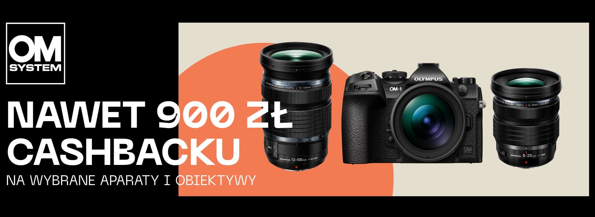 Olympus Cashback na wybrane aparaty i obiektywy