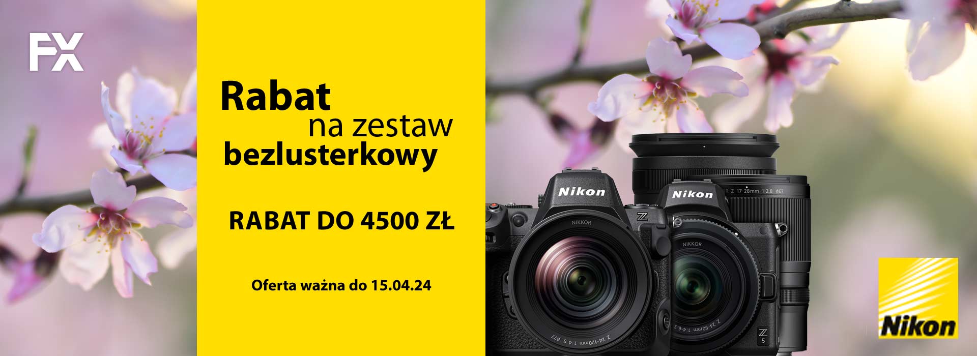Rabat na zestaw Nikon